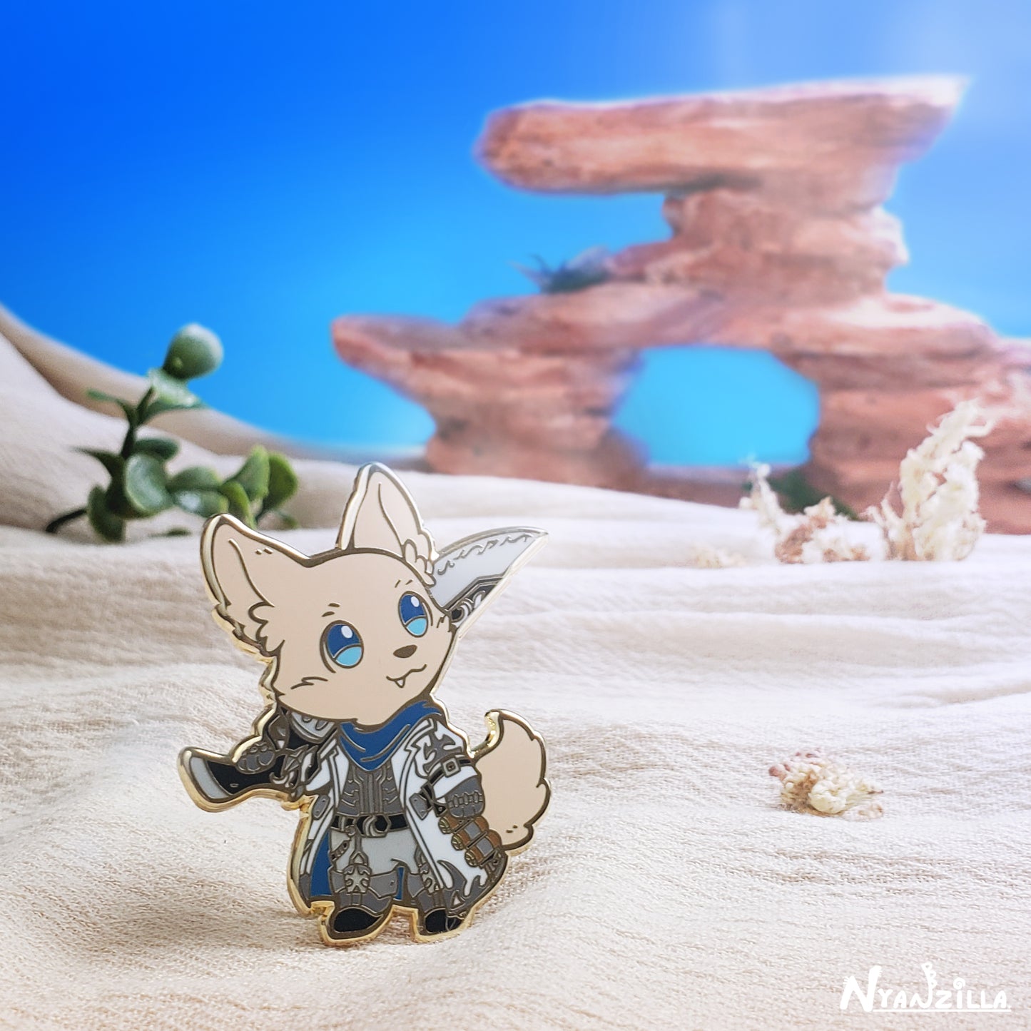 Warrior of Cute S1 Gunbreaker Enamel Pin