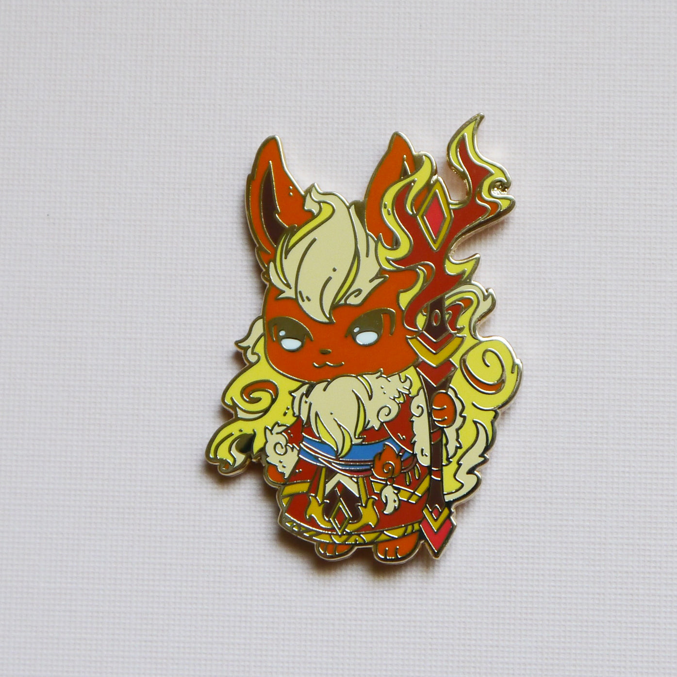 Elementalist Ember Mage Enamel Pin