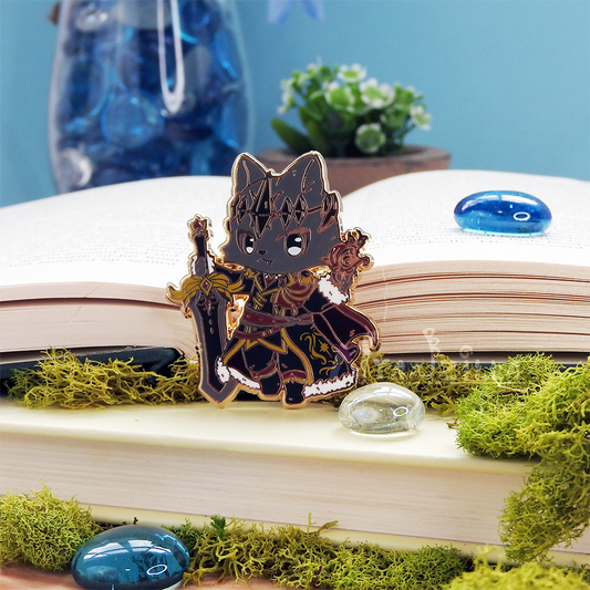 Warriors of Cute Regal Dark Knight B-Grade Enamel Pin