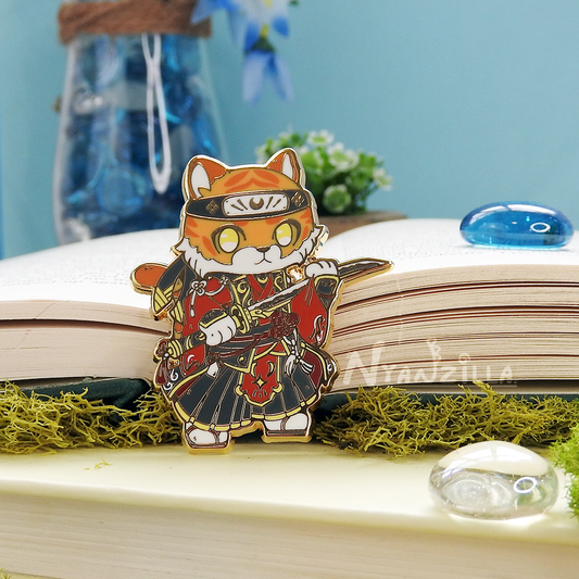 Warriors of Cute Regal Samurai B-Grade Enamel Pin