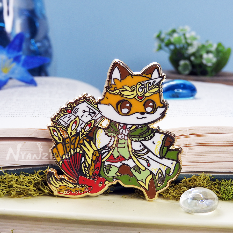 Warriors of Cute Regal Summoner B-Grade Enamel Pin