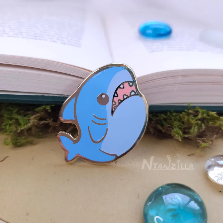 Enamel Pin: Major General Shark - DnD - RPG - Fantasy
