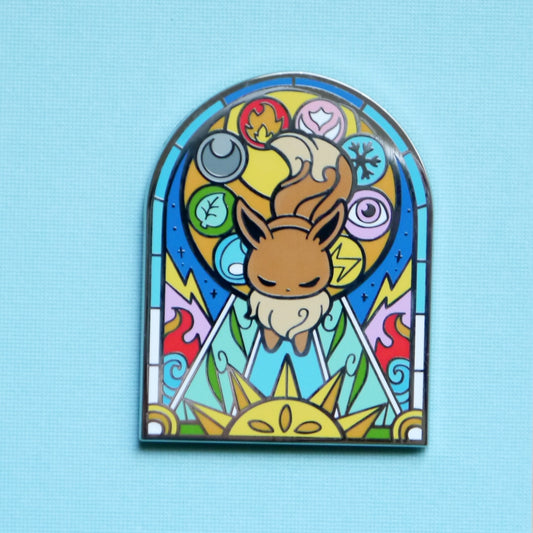 Elementalist Mage Window Enamel Pin