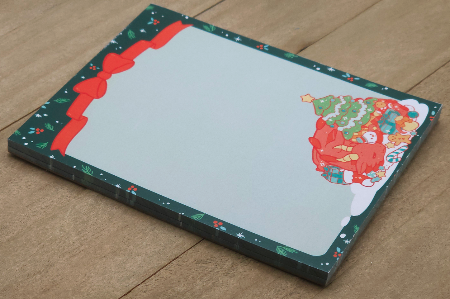Merry CRITmas Dragon Notepad