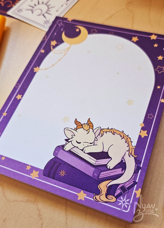 Arcane Library Sleeping Dragon Tear Away Notepad