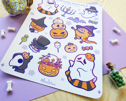 A Day in Eorzea: Spooky Halloween Sticker Sheet
