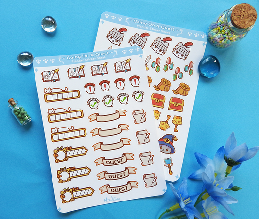 Going on a Quest Planner Sticker Sheet