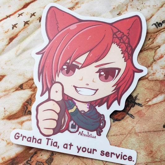 G'raha Tia's Quote of the Day Vinyl Sticker