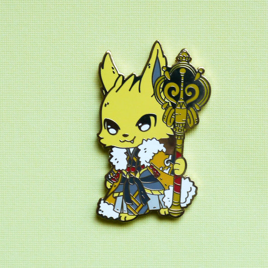 Elementalist Stormcaller Thunder Mage Enamel Pin