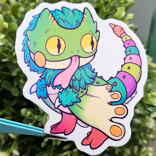 Chibi Pukei Pukei MH Vinyl Sticker
