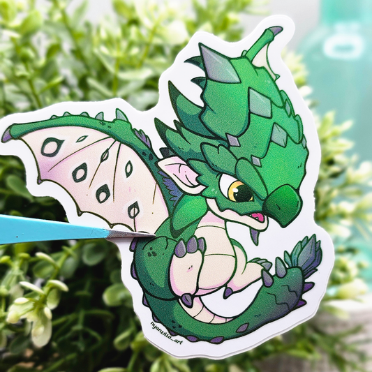 Chibi Rathian MH Wyvern Vinyl Sticker
