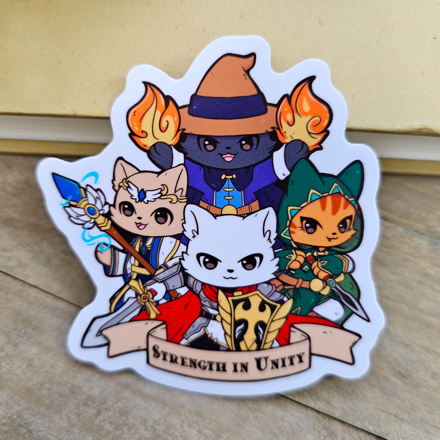 Strength in Unity Raid Party Vinyl Sticker