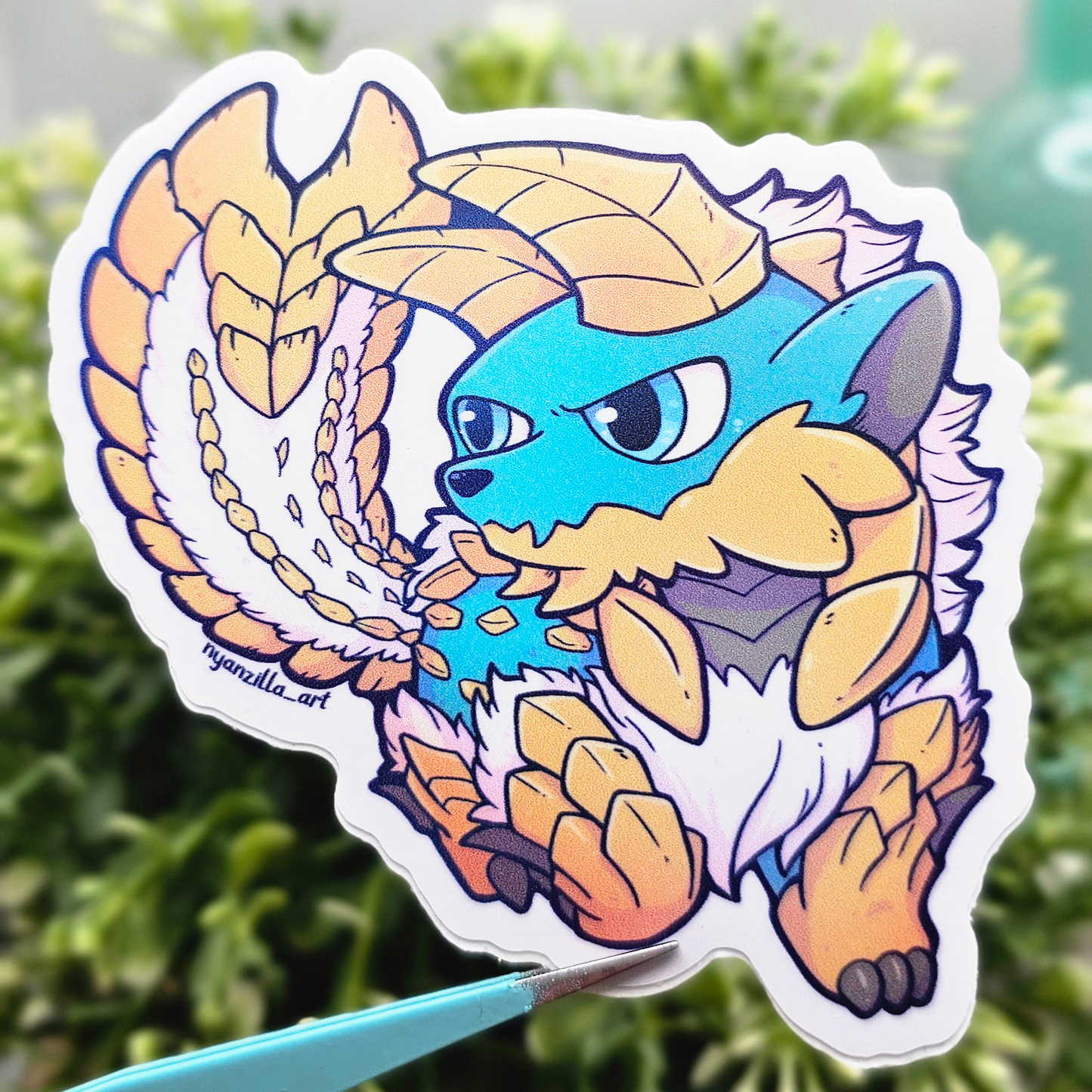 Chibi Zinogre MH Vinyl Sticker