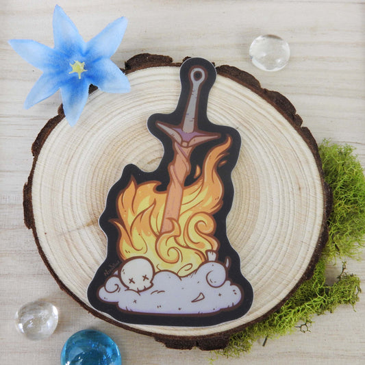 Bonfire Lit Souls Vinyl Sticker