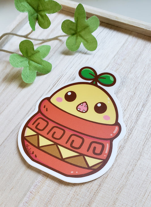 Potted Ronka Vinyl Sticker