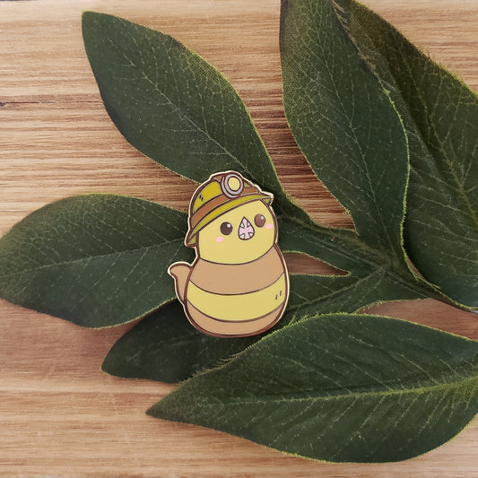 Behelmeted Serpent Ronka Enamel Pin