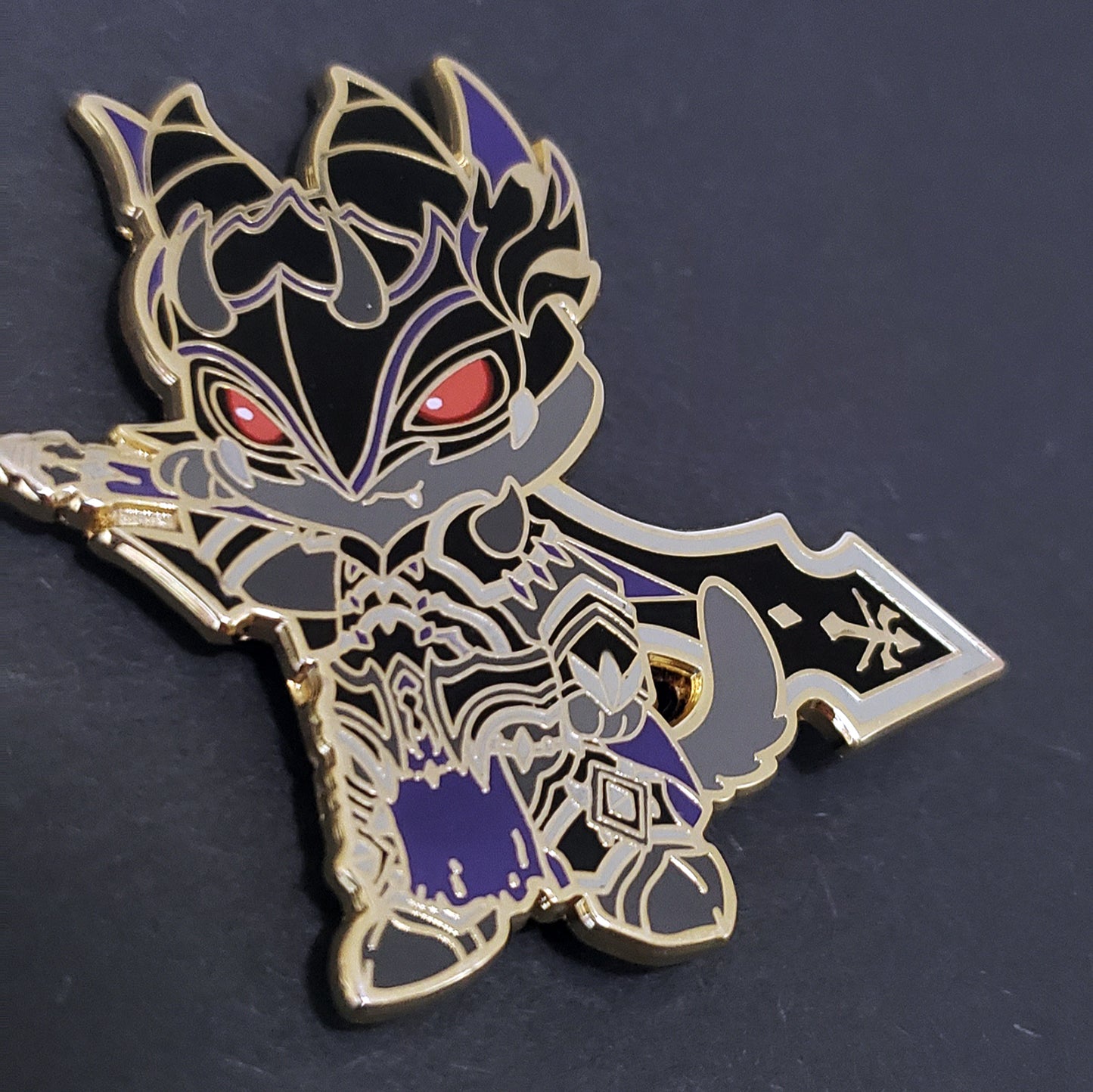 Warriors of Cute S1 Dark Knight Enamel Pin