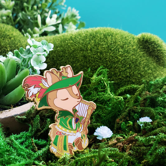 Warriors of Cute S1 Bard Deer Enamel Pin