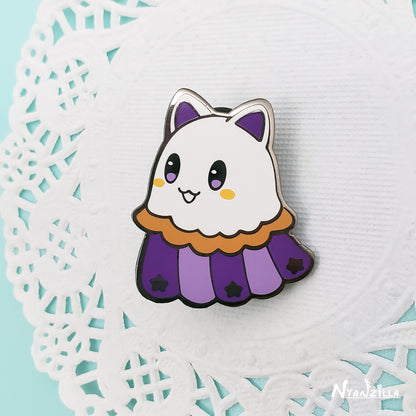 Ghost Kitty Enamel Pin