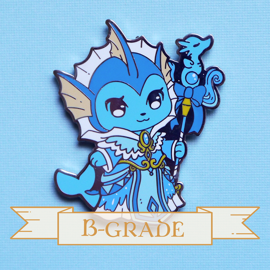 Elementalist Hydro Mage B-Grade Enamel Pin