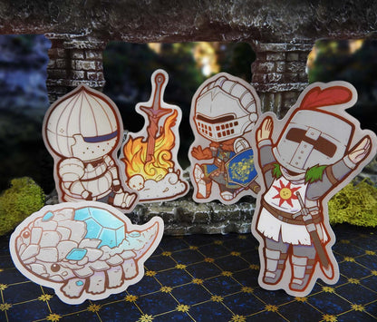 Bonfire Lit: Chibi Dark Souls Sticker Pack