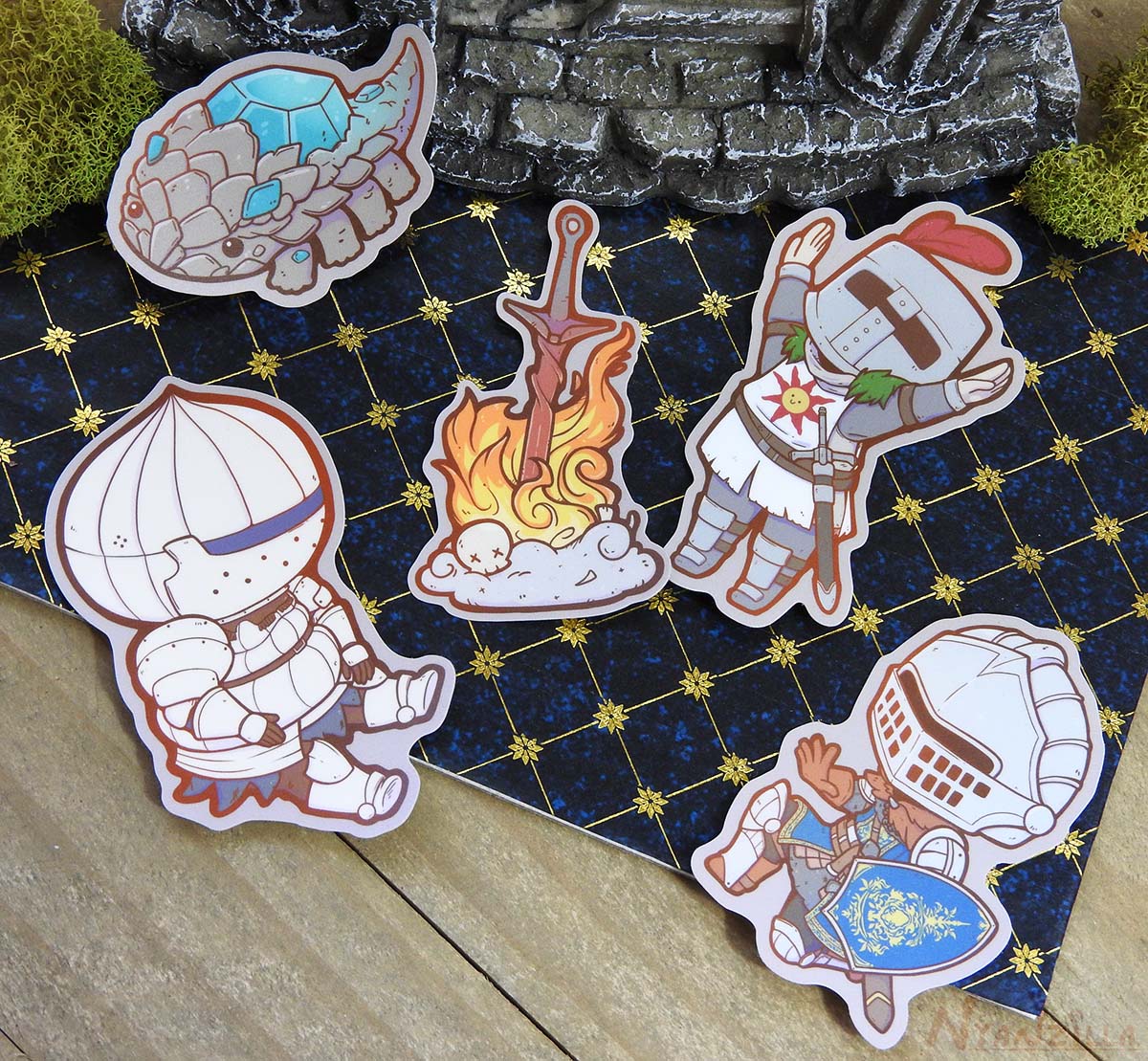 Bonfire Lit: Chibi Dark Souls Sticker Pack