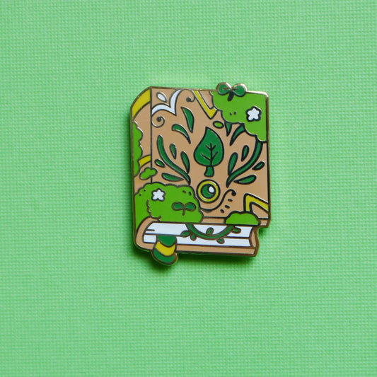 Elementalist Druid Grimoire Enamel Pin