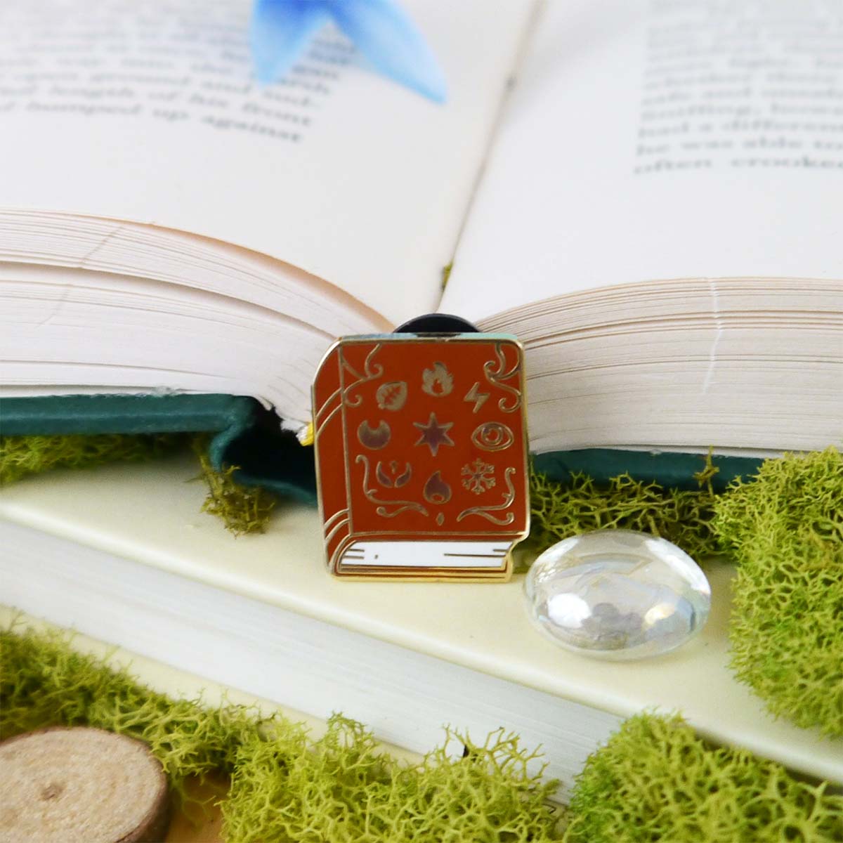Elementalist Grimoire Mini Enamel Pin