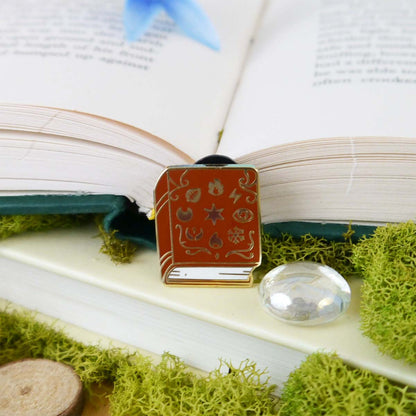 Elementalist Grimoire Mini Enamel Pin
