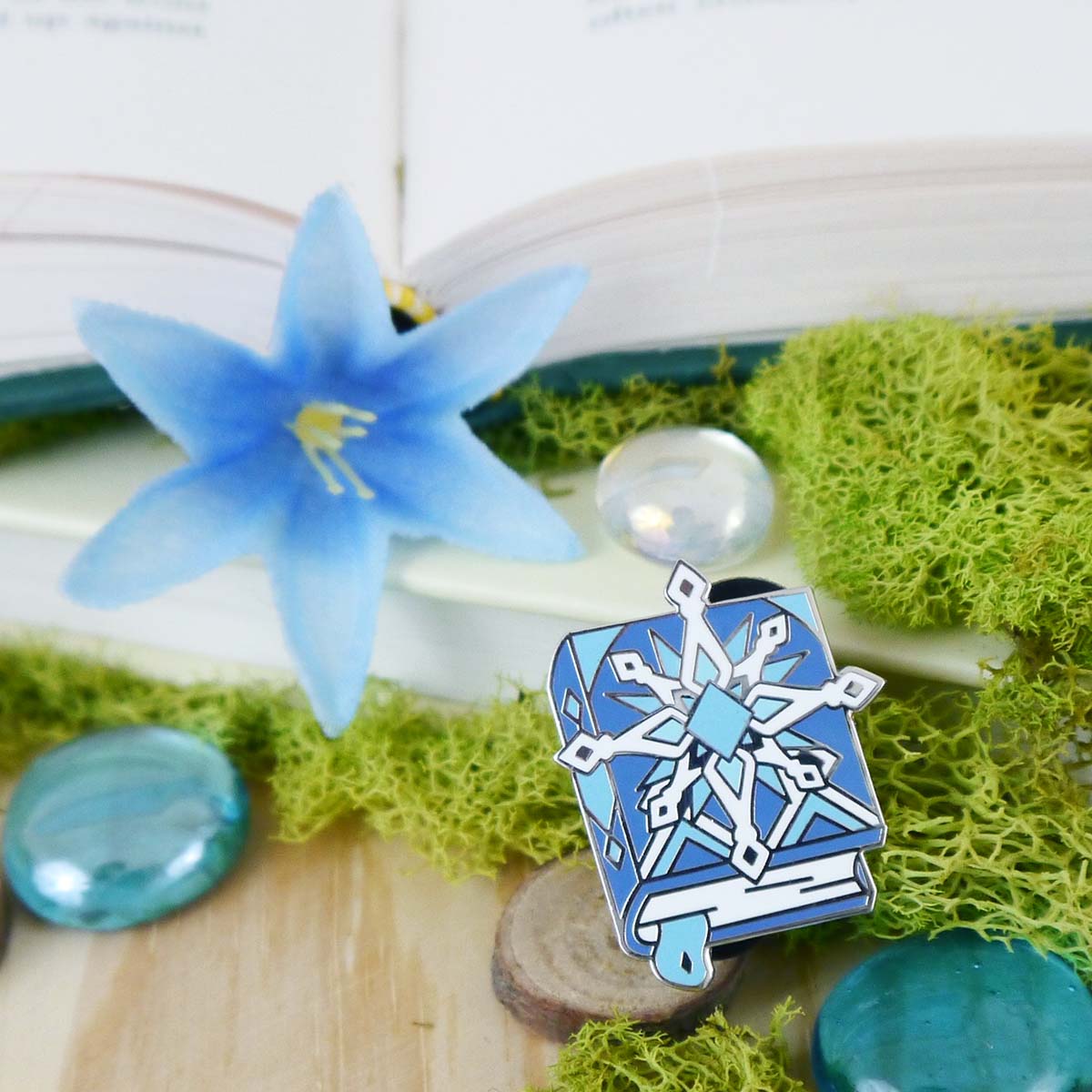 Elementalist Frost Mage Grimoire Mini Enamel Pin