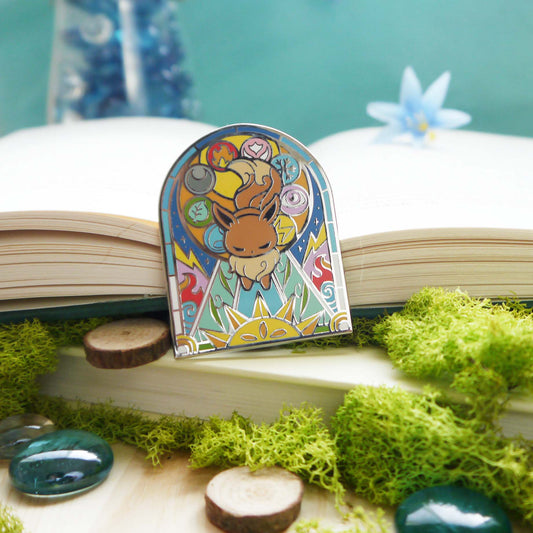 Elementalist Mage Window Enamel Pin