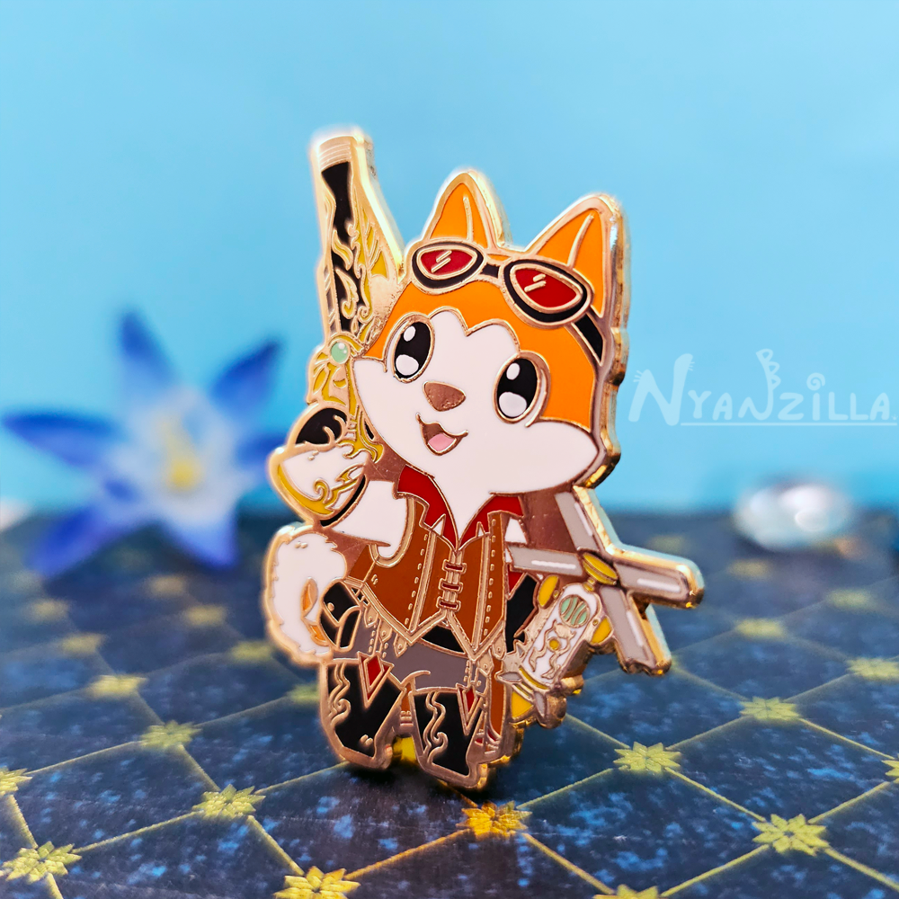 Warriors of Cute S1 Machinist Enamel Pin