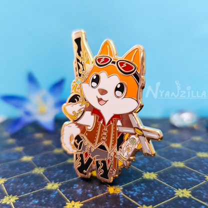 Warriors of Cute S1 Machinist Enamel Pin