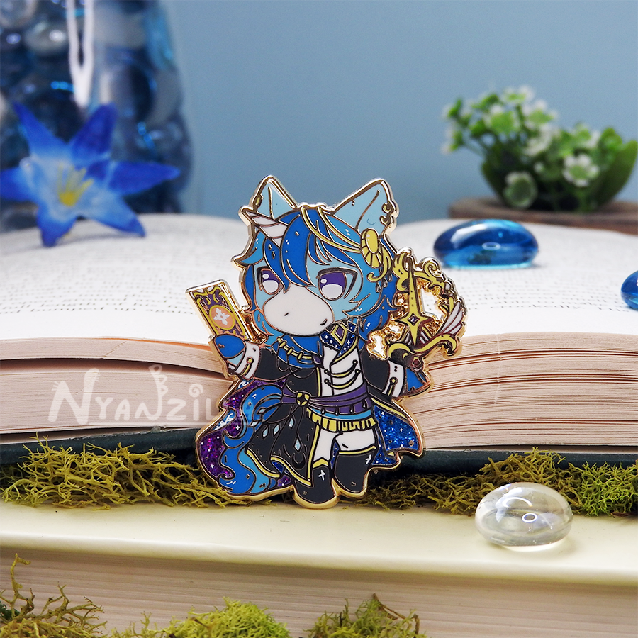 Warriors of Cute Regal Astrologian B-Grade Enamel Pin