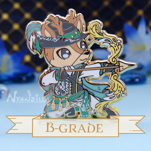 Warriors of Cute Regal Bard B-Grade Enamel Pin