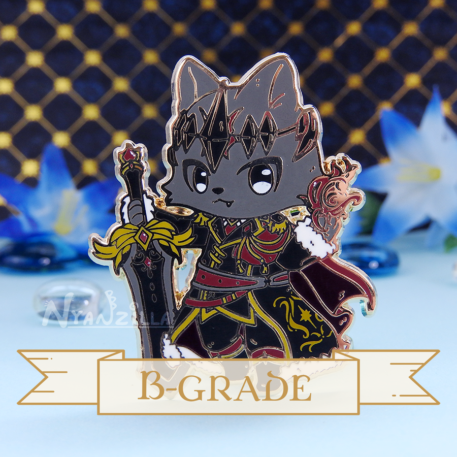 Warriors of Cute Regal Dark Knight B-Grade Enamel Pin