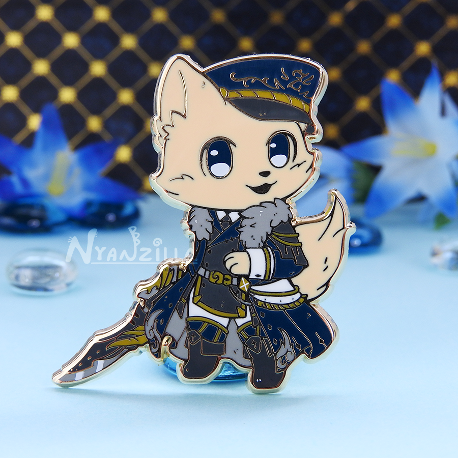 Warriors of Cute Regal Gunbreaker Enamel Pin