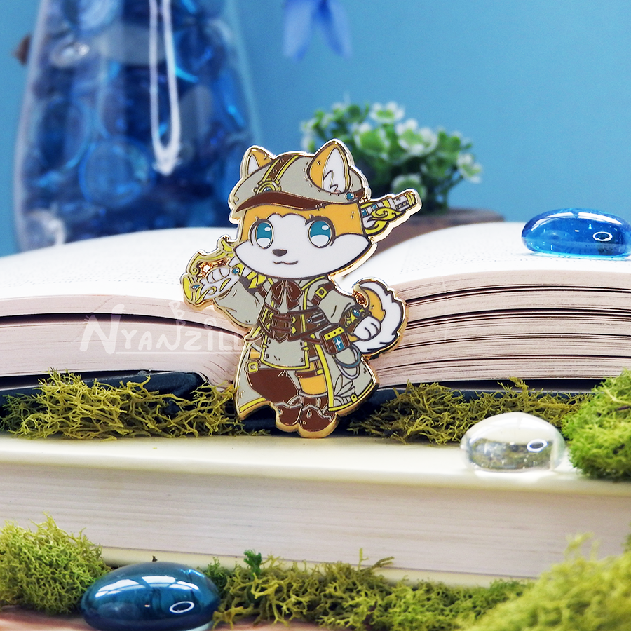 Warriors of Cute Regal Machinist B-Grade Enamel Pin