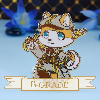 Warriors of Cute Regal Machinist B-Grade Enamel Pin