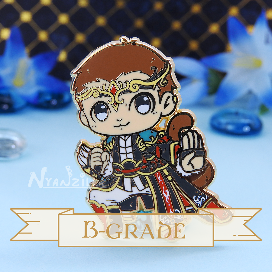 Warriors of Cute Regal Monk B-Grade Enamel Pin