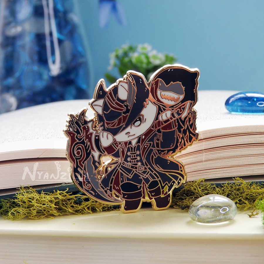 Warriors of Cute Regal Reaper B-Grade Enamel Pin
