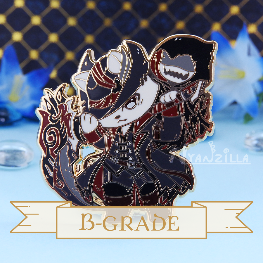 Warriors of Cute Regal Reaper B-Grade Enamel Pin