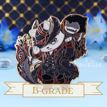 Warriors of Cute Regal Reaper B-Grade Enamel Pin