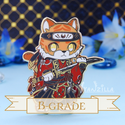 Warriors of Cute Regal Samurai B-Grade Enamel Pin