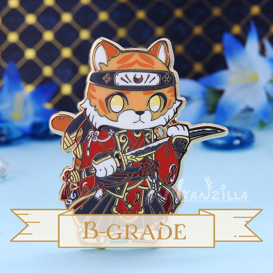 Warriors of Cute Regal Samurai B-Grade Enamel Pin