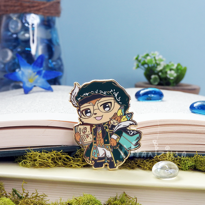 Warriors of Cute Regal Scholar B-Grade Enamel Pin