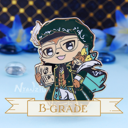 Warriors of Cute Regal Scholar B-Grade Enamel Pin