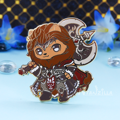 Warriors of Cute Regal Warrior Enamel Pin