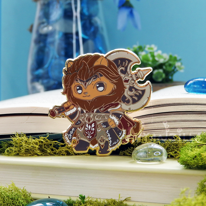 Warriors of Cute Regal Warrior Enamel Pin