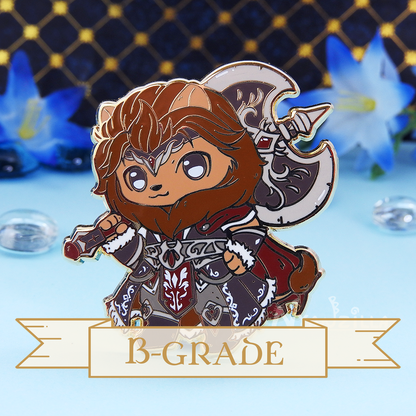 Warriors of Cute Regal Warrior B-Grade Enamel Pin